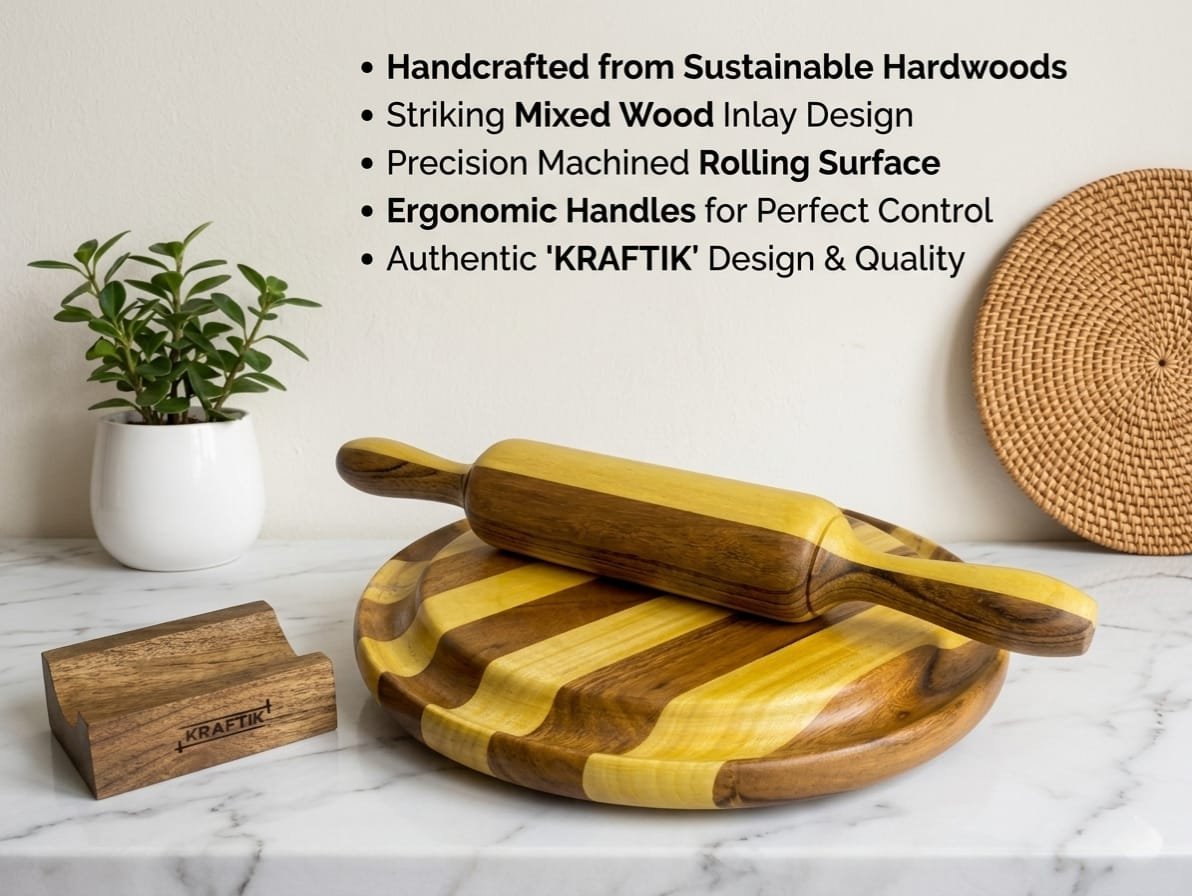 Mixed wood chakla belan