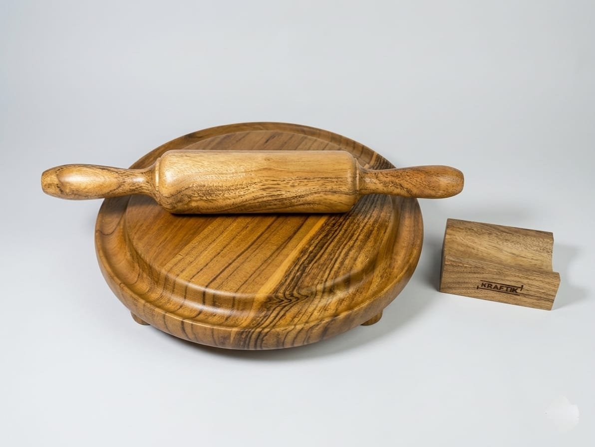 Acacia & Papdi Chakla Belan Set